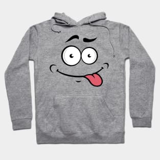 comic cartoon face Hoodie